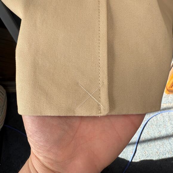 NWT J CREW FACTORY Wmns 12 Belted Double Breasted Trench Classic Preppy Academia - Picture 7 of 11